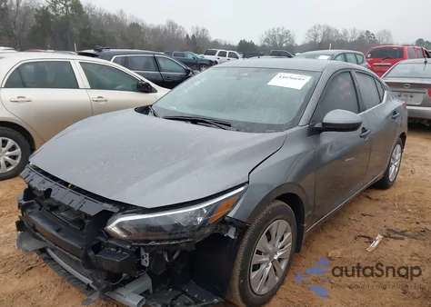 2025 Nissan Sentra S из США, поврежденный, VIN 3N1AB8BV1SY254107